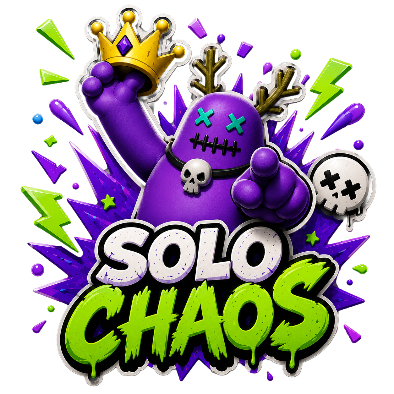 15 win Solo Chaos emote